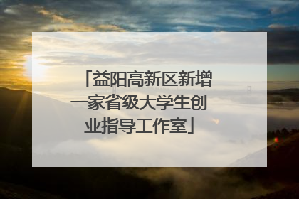 益阳高新区新增一家省级大学生创业指导工作室