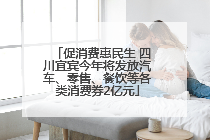 促消费惠民生 四川宜宾今年将发放汽车、零售、餐饮等各类消费券2亿元