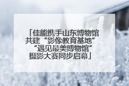 佳能携手山东博物馆共建“影像教育基地” “遇见最美博物馆”摄影大赛同步启幕