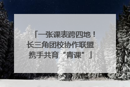 一张课表跨四地！长三角团校协作联盟携手共育“青课”