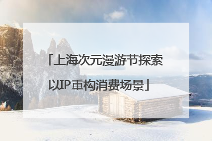 上海次元漫游节探索以IP重构消费场景