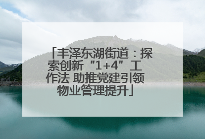 丰泽东湖街道：探索创新“1+4”工作法 助推党建引领物业管理提升