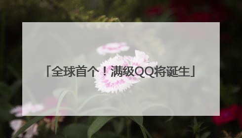 全球首个！满级QQ将诞生