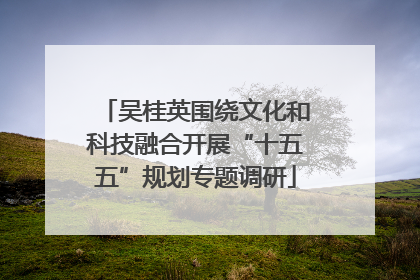 吴桂英围绕文化和科技融合开展“十五五”规划专题调研