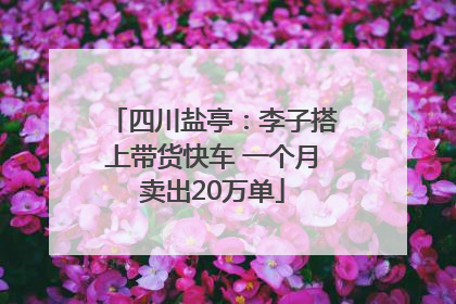 四川盐亭：李子搭上带货快车 一个月卖出20万单