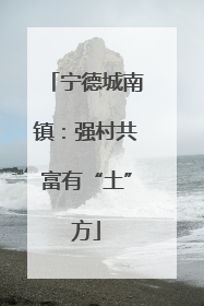 宁德城南镇：强村共富有“土”方
