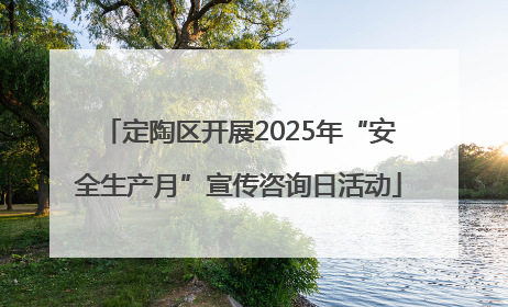 定陶区开展2025年“安全生产月”宣传咨询日活动