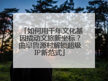 如何用千年文化基因撬动文旅新坐标？曲阜鲁源村解锁超级IP新范式