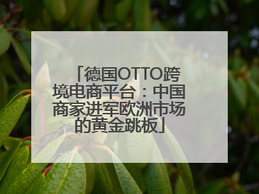 德国OTTO跨境电商平台：中国商家进军欧洲市场的黄金跳板