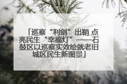 巡察“利剑”出鞘 点亮民生“幸福灯”——石鼓区以巡察实效绘就老旧城区民生新图景