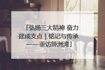 弘扬三大精神 奋力建成支点｜铭记与传承——重访簰洲湾