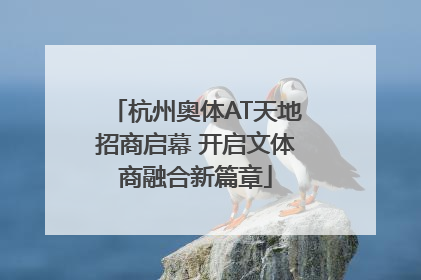 杭州奥体AT天地招商启幕 开启文体商融合新篇章