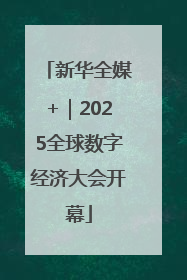 新华全媒+｜2025全球数字经济大会开幕