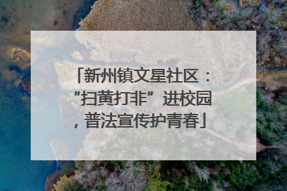 新州镇文星社区：“扫黄打非”进校园，普法宣传护青春