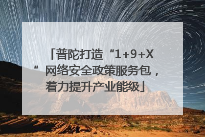 普陀打造“1+9+X”网络安全政策服务包，着力提升产业能级