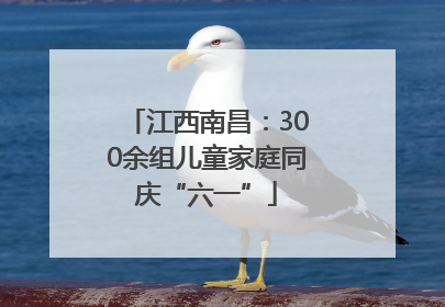 江西南昌：300余组儿童家庭同庆“六一”
