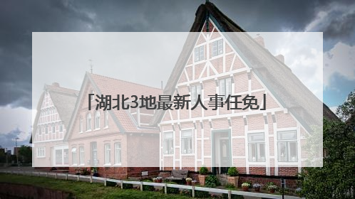 湖北3地最新人事任免