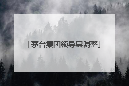 茅台集团领导层调整