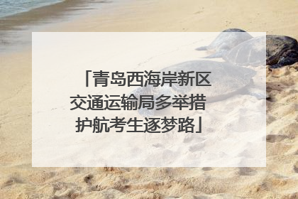 青岛西海岸新区交通运输局多举措护航考生逐梦路