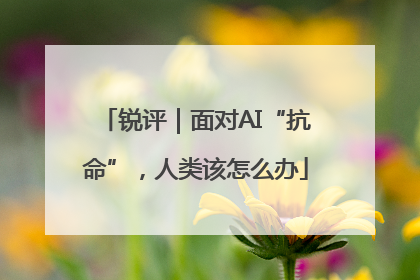 锐评｜面对AI“抗命”，人类该怎么办