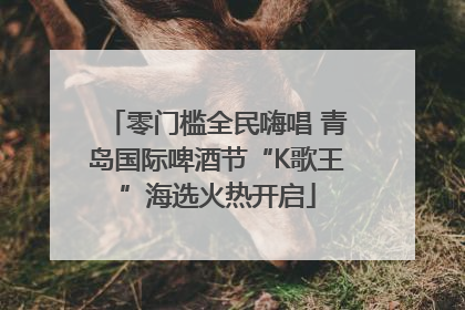 零门槛全民嗨唱 青岛国际啤酒节“K歌王”海选火热开启