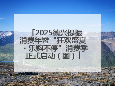 2025德兴提振消费年暨“狂欢盛夏・乐购不停”消费季正式启动（图）