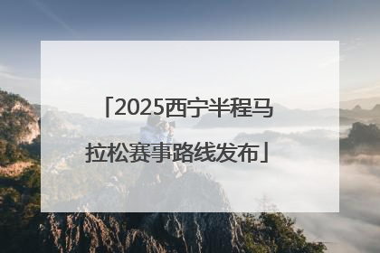 2025西宁半程马拉松赛事路线发布